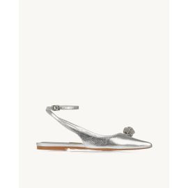Slingback Metalizado Silver