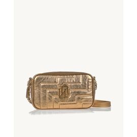 Bolsa Napa Comfy Metal Old Gold
