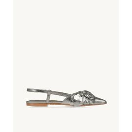 Slingback Metalizado Old Silver