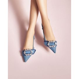 Slingback Denim