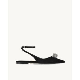 Slingback Chamois Preta