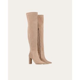 Bota Salto Alto Shammy Areia