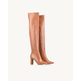 Bota Salto Alto Firenze Caramelo