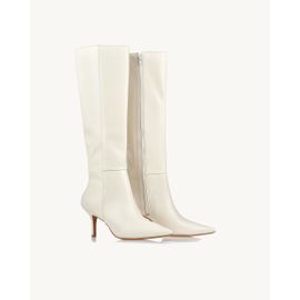 Bota Salto Médio Firenze Off White