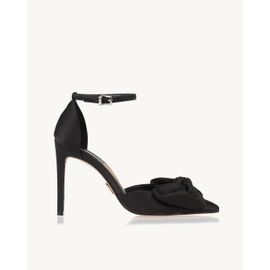 Scarpin Salto Alto Satin Preta