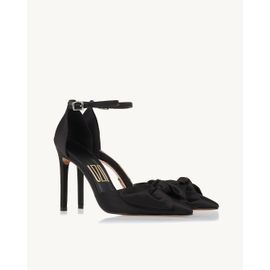 Scarpin Salto Alto Satin Preta