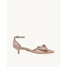 Scarpin Salto Médio Satin Nude