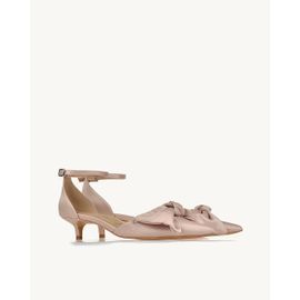 Scarpin Salto Médio Satin Nude
