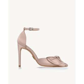 Scarpin Salto Alto Satin Nude