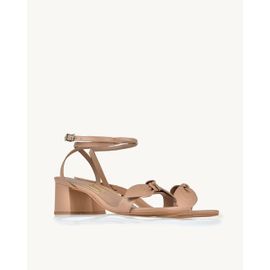 Sandália Salto Médio Milano Nude