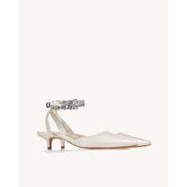 Slingback Salto Médio Milano Pearl