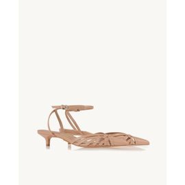 Slingback Salto Médio Milano Nude