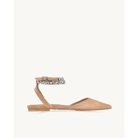Slingback Chamois Nude