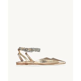 Slingback Metalizado Ouro Light