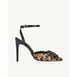 Slingback Salto Alto Leopard Leopardo
