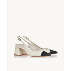 Slingback Salto Médio Venice Preta