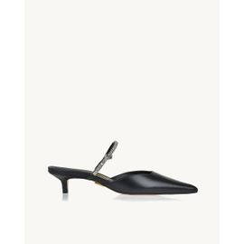 Slingback Salto Médio Venice Preta