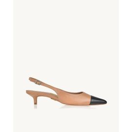 Slingback Salto Médio Venice Preta