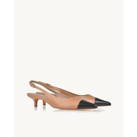 Slingback Salto Médio Venice Preta