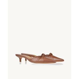 Slingback Salto Médio Davos Camel