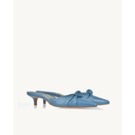 Slingback Salto Médio Davos Denim