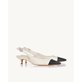 Slingback Salto Médio Venice Preta