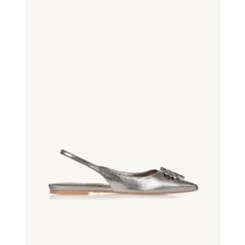 Slingback Metalizado Old Silver