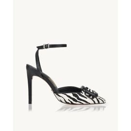 Slingback Salto Alto Zebra