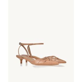 Slingback Salto Médio Venice Pele