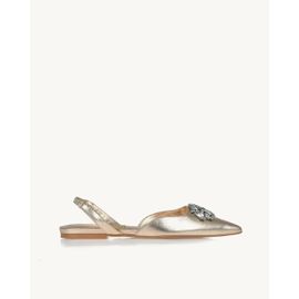 Slingback Metalizado Light Gold