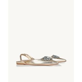 Slingback Metalizado Light Gold