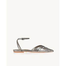 Slingback Metalizado Old Silver