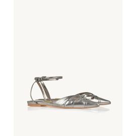 Slingback Metalizado Old Silver