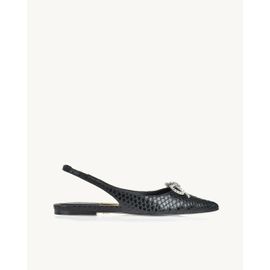 Slingback Piton Preta