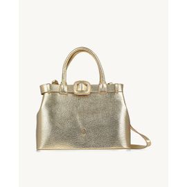 Bolsa Floater Metalizado Light Gold