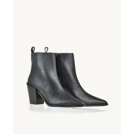 Bota Salto Médio Davos Preta