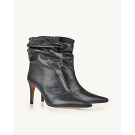 Bota Salto Médio Davos Preta