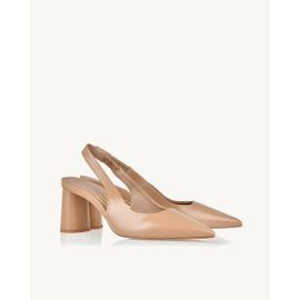Slingback Salto Médio Venice Pele