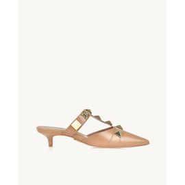 Slingback Salto Médio Venice Pele