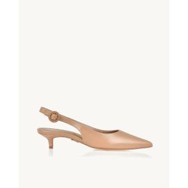 Slingback Salto Médio Venice Pele