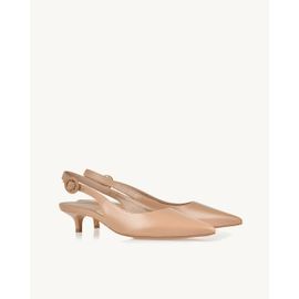 Slingback Salto Médio Venice Pele