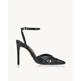 Slingback Salto Alto Venice Preta