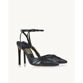 Slingback Salto Alto Venice Preta
