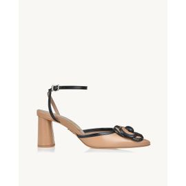 Slingback Salto Médio Venice Pele