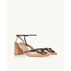 Slingback Salto Médio Venice Pele