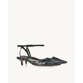 Slingback Salto Médio Venice Preta