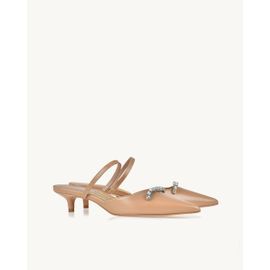 Slingback Salto Médio Venice Pele