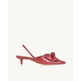 Slingback Salto Médio Venice Scarlet