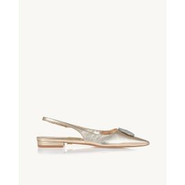 Slingback Shine Light Gold