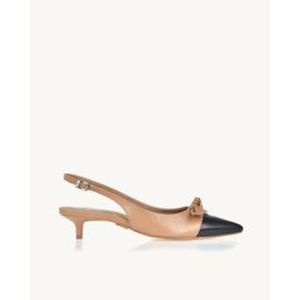 Slingback Salto Médio Venice Preta